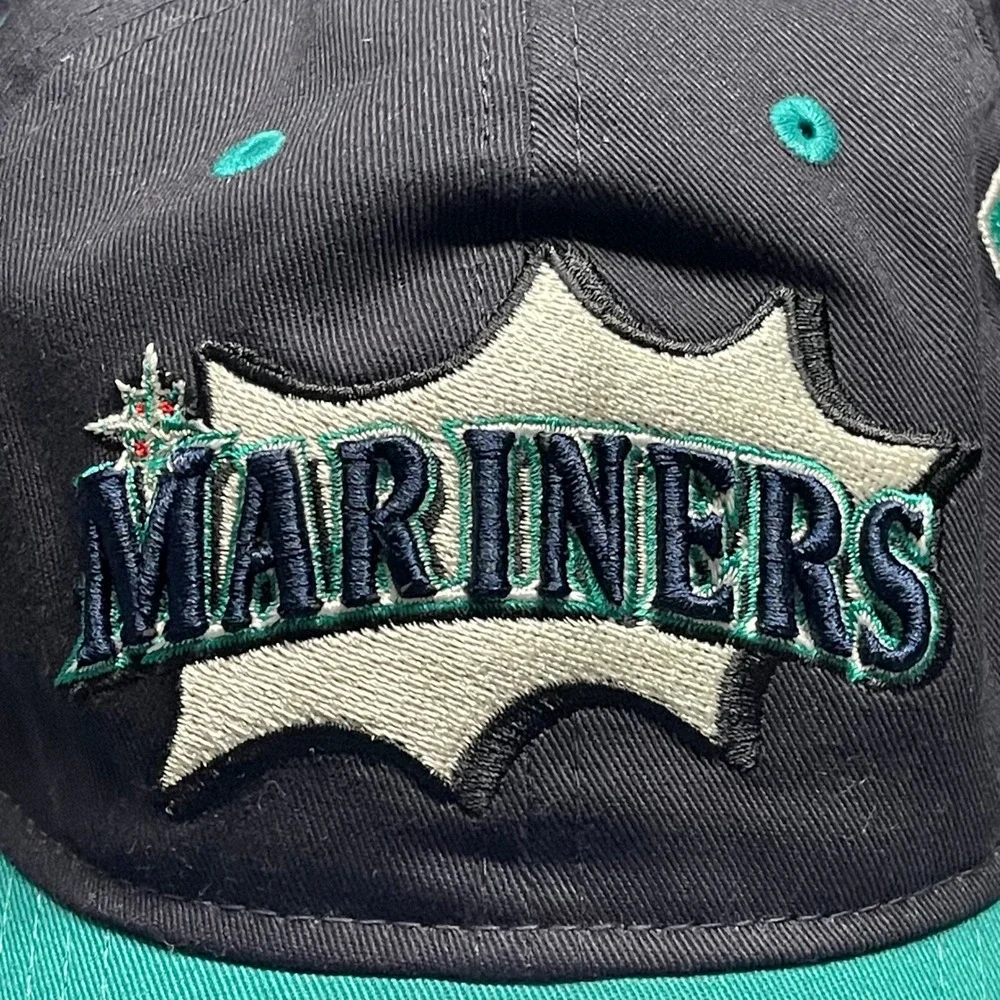 Seattle Mariners Hat Cap Men Navy Teal Diamond Hero Zoom Undrerbrim MLB RARE NEW